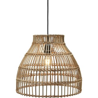 Lampa rattanowa wisząca Sara naturalna 39cm